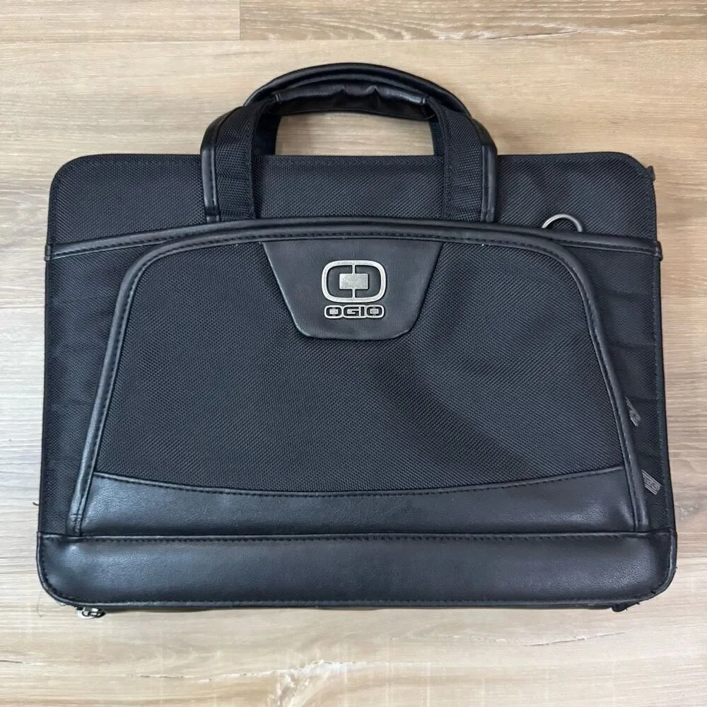 Ogio Top Handle Briefcase Storage Bag Black Buisness Portfolio Laptop Travel